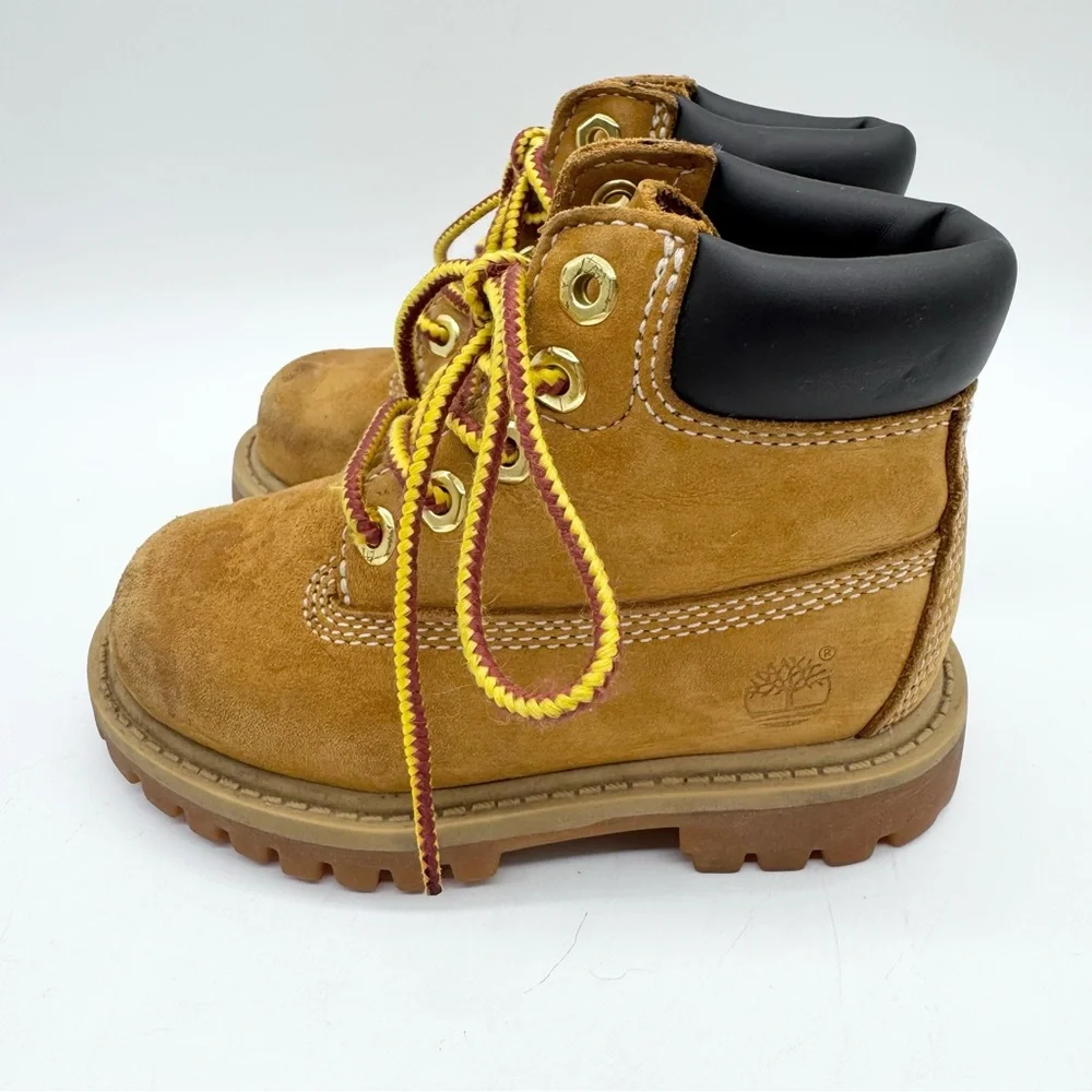Toddler Timberland 6-Inch Waterproof Boots - Wheat Nubuck - Size Toddler‎ 8